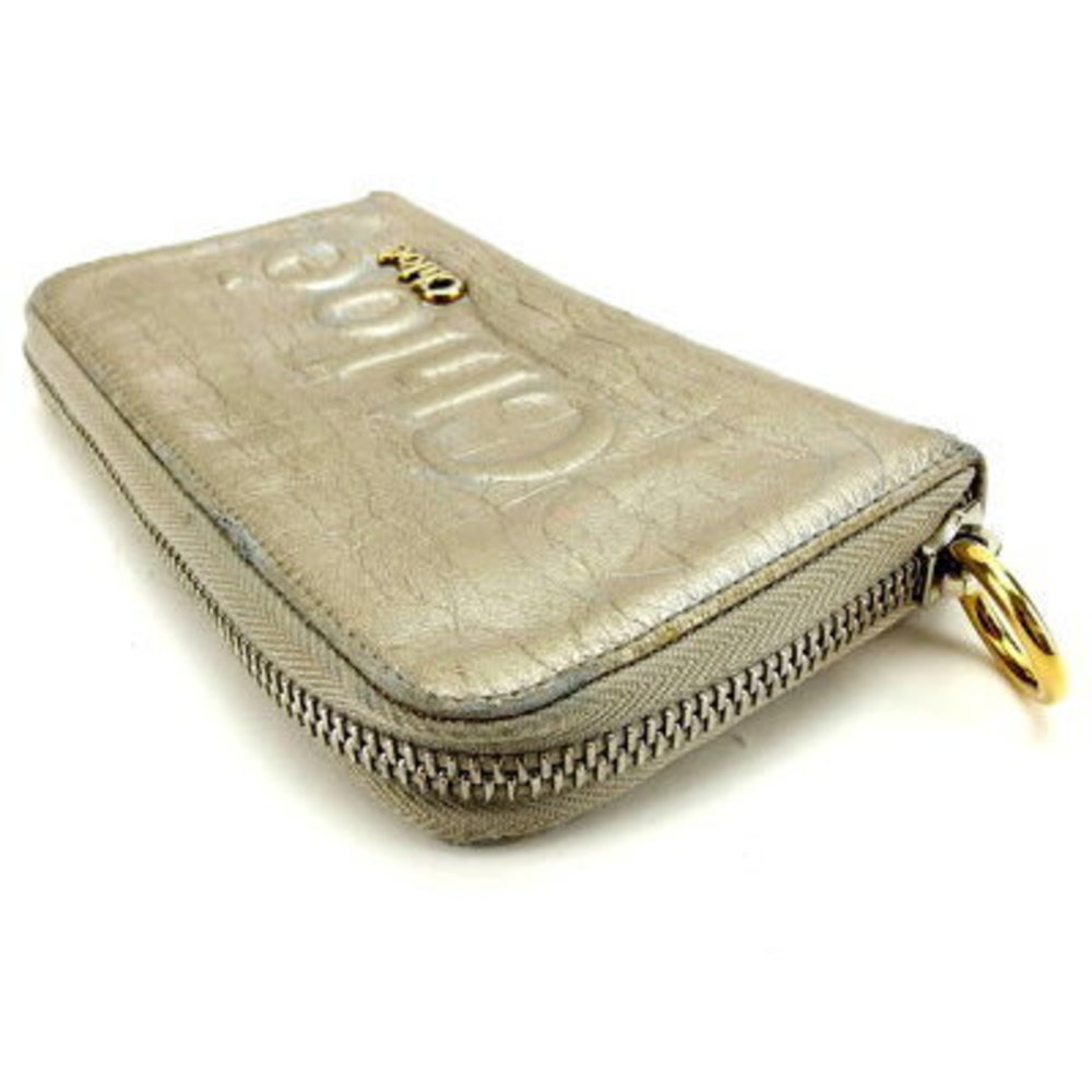 Chloe Eclipse Black Leather Long Wallet Zip - image 4